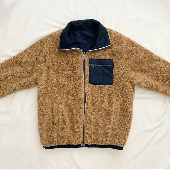Hollister Reversible Sherpa Windbreaker 